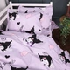 Простынь MirSon Полуторная Евро 150х220 см 17-0883 Magic Kuromi Бязь (2200012198773) - изображение 1