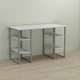 Письмовий стіл Ferrum-decor Карен 75x120x70 сірий ДСП Біле 16мм (FRD-102438) - зображення 1