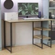 Письмовий стіл Ferrum-decor Кевін 75x100x60 чорний ДСП Дуб Сонома 16мм (FRD-103792) - зображення 1