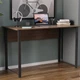 Письменный стол Ferrum-decor Курт 75x120x60 черный ДСП Дуб Сонома Трюфель 16мм (FRD-103915) - изображение 1