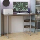 Письмовий стіл Ferrum-decor Кевін 75x100x60 сірий ДСП Дуб Сонома Трюфель 16мм (FRD-101713) - зображення 1