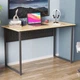 Компьютерный стол Ferrum-decor Майк 75x100x60 черный ДСП Дуб Сан-Марино 16мм (FRD-103850) - изображение 4