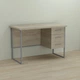 Письмовий стіл Ferrum-decor Гаррі 76x120x70 сірий ДСП Дуб Сонома 32мм (FRD-101477) - зображення 1