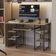 Письмовий стіл Ferrum-decor Тім 75x120x60 чорний ДСП Дуб Сонома 16мм (FRD-103951) - зображення 1