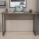 Письмовий стіл Ferrum-decor Коді 75x120x70 чорний ДСП Дуб Сонома Трюфель 16мм (FRD-103773) - зображення 1