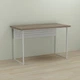 Письмовий стіл Ferrum-decor Майк 75x100x60 білий ДСП Дуб Сонома Трюфель 32мм (FRD-101304) - зображення 1