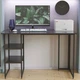Письмовий стіл Ferrum-decor Кевін 75x100x60 чорний ДСП Сосна Кембра 16мм (FRD-103794) - зображення 1