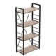 Етажерка 4/60 Ferrum-decor Серії Конект 120x60x28 чорний ДСП Дуб Сан-Марино 16мм (FRD-104237) - зображення 1