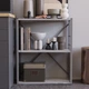 Этажерка 3/60 Ferrum-decor Серии Конект 73x60x28 серый ДСП Бетон 16мм (FRD-105546) - изображение 1