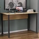 Письменный стол Ferrum-decor Курт 75x120x60 черный ДСП Дуб Сонома 16мм (FRD-103914) - изображение 1