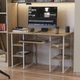 Письмовий стіл Ferrum-decor Тім 75x120x70 білий ДСП Дуб Сонома 16мм (FRD-101372) - зображення 1