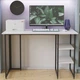 Письмовий стіл Ferrum-decor Кевін 75x120x70 чорний ДСП Біле 16мм (FRD-103827) - зображення 3