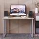 Письмовий стіл Ferrum-decor Дейв 75x140x70 сірий ДСП Дуб Сонома 16мм (FRD-102409) - зображення 3