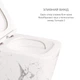 Комплект Qtap Tern Marble 3 в 1: унитаз подвесной Ultra Quiet + биде подвесное + раковина накладная QTTERMR49164 - изображение 4