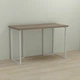 Письменный стол Ferrum-decor Ханна 75x120x70 белый ДСП Дуб Сонома Трюфель 32мм (FRD-104037) - изображение 1
