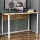 Письмовий стіл Ferrum-decor Курт 75x140x70 білий ДСП Дуб Сонома 16мм (FRD-102247) - зображення 1