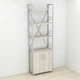 Етажерка 4/60 Ferrum-decor Серії Конект із тумбою 179x60x28 Сірий ДСП Сонома (FRD-102480) - зображення 1