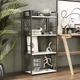 Этажерка 4/60 Ferrum-decor Серии Конект 120x60x28 черный ДСП Белое 16мм (FRD-104236) - изображение 1