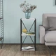 Этажерка 3/34 Ferrum-decor Серии Конект 73x34x28 черный ДСП Бетон 16мм (FRD-104291) - изображение 1