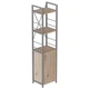 Етажерка 3/34 Ferrum-decor Серії Конект з тумбою 144x34x28 Сірий ДСП Сан-Марино (FRD-104436) - зображення 1