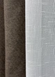 Комплект штор VR-Textil лен премиум ELEMENTA 150х270 2шт и Тюль 400х270 1867ш-115т венге с белым 71-072/3 - изображение 6