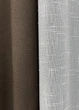 Комплект штор VR-Textil рогожка премиум TERRA LUXE 150х270 2шт и Тюль 400х270 1861ш-115т шоколадный с белым 71-079/3 - изображение 6