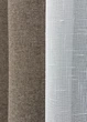 Комплект штор VR-Textil лен премиум ELEMENTA 150х270 2шт и Тюль 400х270 1864ш-115т серо-коричневый с белым 71-070/3 - изображение 6