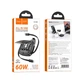 Кабель зарядки Hoco U140 cable set 3в1 Type-C to Micro USB + Lightning + USB + Type-C (60W) (0.95M) Швидка зарядка універсальний для пристроїв Чорний - изображение 2