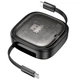 Кабель зарядки Hoco U140 cable set 3в1 Type-C to Micro USB + Lightning + USB + Type-C (60W) (0.95M) Швидка зарядка універсальний для пристроїв Чорний - изображение 5