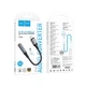 Перехідник Hoco LS36A адаптер Lightning to AUX (3.5mm) 0.12m для телефона для мобільних пристроїв IP, iPhone, iPad/iPod Чорний - изображение 2