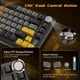 Клавиатура Attack Shark X85 PRO Black Беспроводная Игровая Механическая. С Экранчиком. 2.4G/Bluetooth/Кабель. Батарея 5000mAh. 75% Формат. Blueberry Switch. - изображение 6
