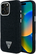 Панель Guess Denim Triangle Logo MagSafe для Apple iPhone 16 Pro Max Black (3666339428150) - зображення 1