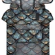 Дождевик-накидка с капюшоном для собак WAUDOG Clothes, рисунок "Чешуя", размер XL (359-0179) - изображение 10