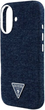 Панель Guess Denim Triangle Logo MagSafe для Apple iPhone 16 Blue (3666339428273) - зображення 6