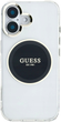 Панель Guess IML Metal Colored Circle Classic Logo MagSafe для Apple iPhone 16 Transparent/Black (3666339428426) - зображення 3