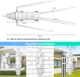 Маршрутизатор беспроводной WAVLINK AC1200 наружный, высокомощный, всепогодный WiFi-удлинитель, точка доступа, двухдиапазонный репитер 2.4+5G White - изображение 3