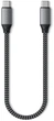 Кабель синхронізації Satechi USB Type-C to USB Type-C Cable 100 Вт 25 см Space Gray (ST-TCC10M) - зображення 1