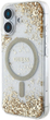 Панель Guess HC Resin Bottom Glitter MagSafe для Apple iPhone 16 Gold (3666339429485) - зображення 2
