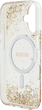 Панель Guess HC Resin Bottom Glitter MagSafe для Apple iPhone 16 Gold (3666339429485) - зображення 7