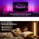 Смарт RGB видеосветило 2 шт LED неоновая лампа с Bluetooth, управление через телефон, умные светодиодные жезлы для фото, видео и п - изображение 5
