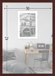 Фоторамка пластиковая 30х42 багет: AM1513-1118-1 Темное дерево (с антибликовым стеклом 2мм, двп) EmojiFrame - изображение 6