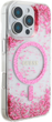Etui Guess HC Resin Bottom Glitter MagSafe do Apple iPhone 16 Pro Max Pink (3666339429812) - obraz 3