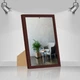 Фоторамка пластиковая 20х25 багет: AM1513-1118-1 Темное дерево (с акриловым стеклом 1.5мм, двп с ножкой) EmojiFrame - изображение 2