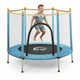 Батут дитячий King Sport 140см с защитной сеткой + 6 опорных ножек Blue - изображение 2