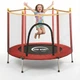 Батут дитячий King Sport 140см с защитной сеткой + 6 опорных ножек Red - изображение 3