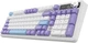Klawiatura bezprzewodowa Ajazz AK980 Gift Switch V2 Wireless/USB White-Purple (AK980-V2-G-PWB) - obraz 3