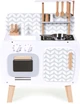 Drewniana kuchnia dla dzieci EcoToys retro z akcesoriami W10C863 (5905817003969) (955555913036537) - Outlet - obraz 1