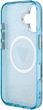 Etui Guess IML Metal Glitter 4G Circle Triangle MagSafe do Apple iPhone 16 Blue (3666339430368) - obraz 6