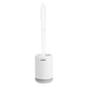 Ёршик для унитаза с силиконовой щеткой MBM HOME BP-13 WHITE/GRAY белый/серый - изображение 8