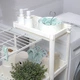 Этажерка 4-х-ярусная MBM HOME FH-22/4 WHITE пластиковая белая - изображение 5